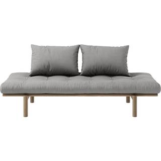 Pace Daybed Fra Karup Design i Massiv FSC Fyrretræ | Japandi - Carob Brown - 746 Grey