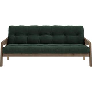 Grab Sovesofa Fra Karup Design i Massiv FSC Fyrretræ | Japandi - Carob Brown - 512 Seaweed