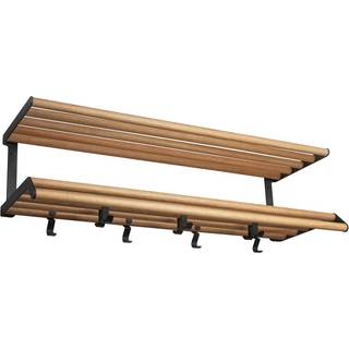 Essem Design Tamburin hattehylde 100 cm Sortbejdset eg/Sort
