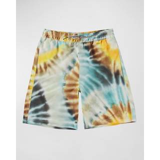 Molo Nilson Badebukser Tie Dye Spin 98/104 cm  Brun  98/104 cm  mand