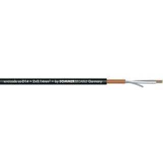 SOMMER CABLE Microphone cable 2x0.14 100m bk CICADA TILBUD NU