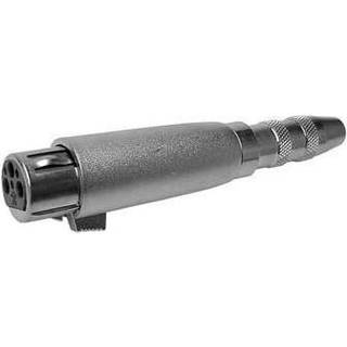 Adapter XLR-hun til 6,3 mm hun.