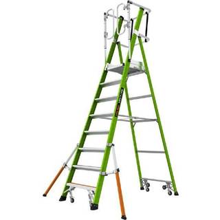 JUMBO Giant Safety Cage platformsstige, 8 trin, 92 x 228 cm - 41LG608