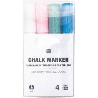 Kreidestifte Flüssigkreide Set Pastell 3mm 4 Farben - Mehrfarbig