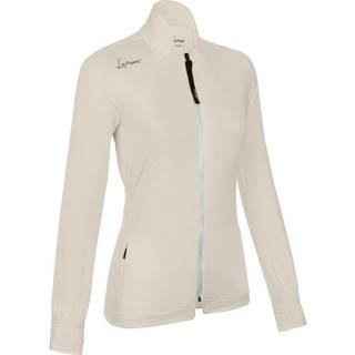 LaMunt Women's Ivana Light Full Zip Thermal Fleecejakke Damer størrelse 40 farve beige