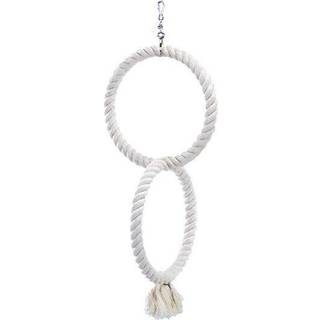 Klatreringe, papegøje - White - 50/24 cm