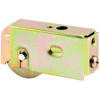 Prime-line D 1563 1-1/2 in. Stålrulleenhed med kugleleje og almindelig ryghus til luftkontrol Howmet Krestmark (enkelt pakke) Gul zink