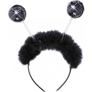 Sorte boppers med pailletter