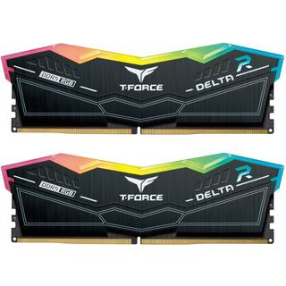 Team Group T-Force Delta RGB DDR5-6000 - 64GB - CL38 - Dual Channel (2 pcs) - AMD EXPO & Intel XMP - Sort med RGB