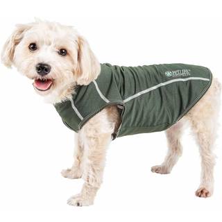 Pet Life Active 'Racerbark' fitness og Yoga Dog T-Shirt Tank Top-Performance PET T-shirt med 4-vejs-strakt og hurtig-t?rteknologi-Sommerhund t?j