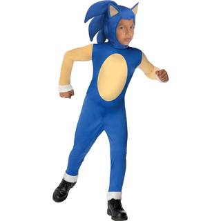 Sonic the Hedgehog Jumpsuit & Mask Costume Child Large 12-14