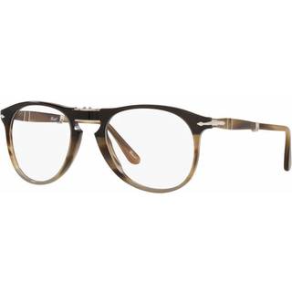 Persol Mand PO9714VM 1135 Optiske stel Acetat Sort Transparent Pilot Normal