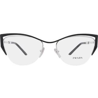 Prada Kvinde PR 63YV GAQ1O1 Optiske stel Metal Sort Sommerfugl