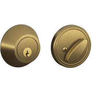 Schlage Dexter af Schlage JD60609 Enkeltcylinder Deadbolt Antik messing