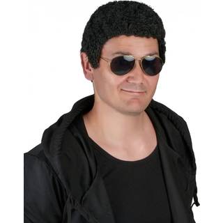 Kort sort afroparyk