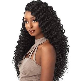 Sensationnel lulutress h?klet fletning vandb?lge 18 """" (4-pack) (#1b off sort)