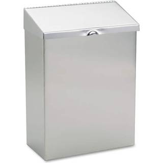 Hospeco nd-1e rustfrit st?l feminin hygiejnebeholder 11.6 """" x 8.3 """" x 4.5 """"