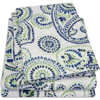 1500 Supreme Collection Extra Soft Modern Paisley Mønsterark Sæt fuld - Luksusengene sæt med Deep Pocket Wrinkle Gratis sengetøj Trendende trykt