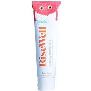 Risewell Kids Mineral Toothpasta - Hydroxyapatite Kids Toothpasta - Safe at sluge ingen tilsat fluor og al naturlig - kage dej smag 3.4 oz