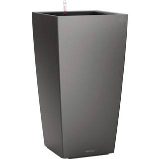 LECHUZA CUBICO Premium sort højglans 22 cm