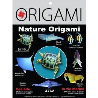 Yasutomo 4762 fold Ems Origami Paper Sea Life 6 med 6-tommer 27-pack