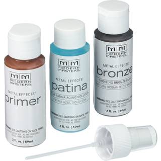 Testorer MM3062-91 Moderne Masters Metaleffekter Oxidering af finish Kit-Blue Patina 4-stykke sæt