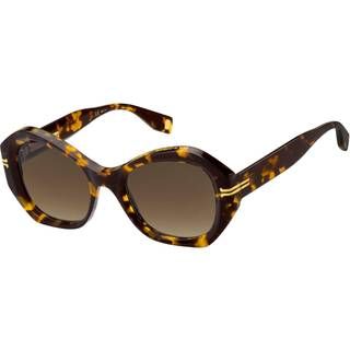 Marc Jacobs Kvinde MJ 1029/S 9N4/HA Solbriller Acetat Havana Brun Geometrisk Normal Skygge