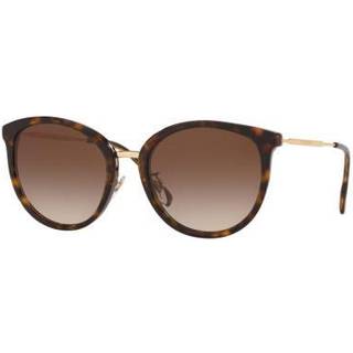 Burberry Kvinde BE4289D 300213 Solbriller Acetat Brun Brun Rund Normal Skygge