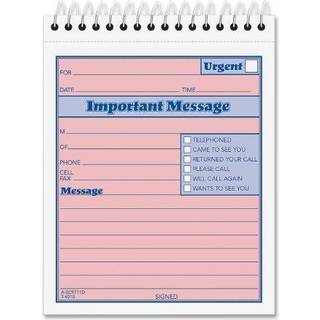 TOPS Telefonbeskedbog med fax/mobil Afsnit 4-1/4 x 5 1/2 todelt 50/bog