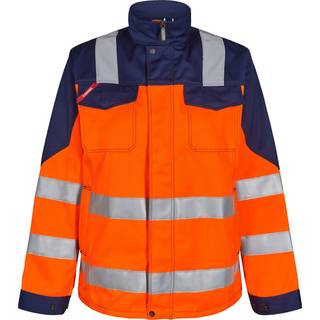 Engel 1541-770 Safety EN ISO 20471 damejakke / Arbejdsjakke Gul/Marine 3XL