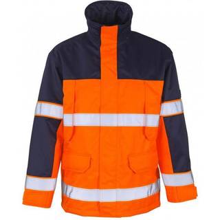 MASCOT SAFE IMAGE Savona parkajakke, hi-vis orange/marine - XL