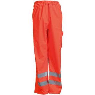 Hi-vis taljeregnbuks m/ lomme 022401R orange Str. S