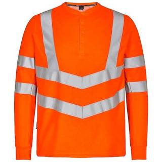 ENGEL Safety Grandad langærmet T-shirt Hi-vis Orange 9548-182 5XL