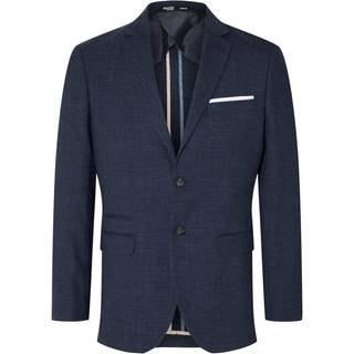 Selected SLIM OASIS LINEN BLAZER Dark Navy