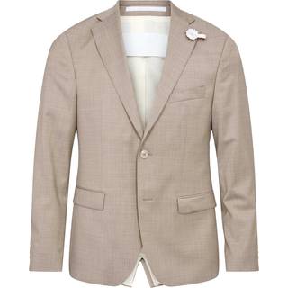BALDESSARINI Herren Sakko beige meliert Slim Fit