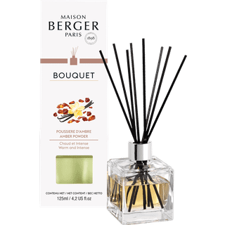 AMBER POWDER DUFTPINDE - CUBE SCENTED BOUQUET - MAISON BERGER PARIS - Scented Bouquet / Flakon m. Duftpinde - Maison Berger Paris - StudioBuus