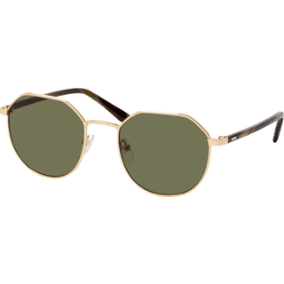 Calvin Klein Mand CK22103S 717 Solbriller Metal Guld Grøn Geometrisk Normal