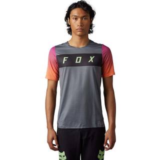 FOX Flexair Arcadia Cykeltrøje Til MTB Grå/Orange - Størrelse Small
