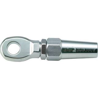 Valsfri øjeterminal Blue Wave, 68 mm, Ø14 mm, passer wire Ø4 mm
