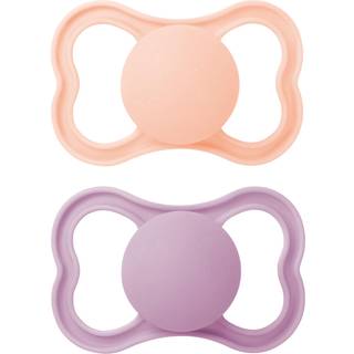 MAM Air Silicone Sut Pink/Lilla 16-36 mdr. - 2 stk.