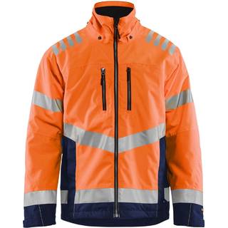 Blåkläder 4780 High Vis Vinterjakke / High Vis Vinterjakke - 4XL - High Vis Orange/Marineblå