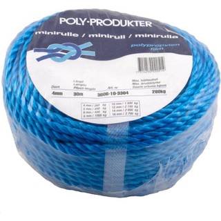 Reb til presenning PolyRopes Minirulle, Ø4 mm, 30 meter