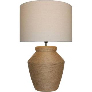 Bordlampe DKD Home Decor Brun Beige Tov Dolomite 25 W 50 W 220 V 38 x 38 x 59 cm 38 x 38 x 60 cm