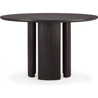 Ethnicraft - Roller Max Dining Table - Varnished Mahogany - Dark Brown - Round -150 x 150 cm - Spiseborde - Alain Van Havre - Brun - Træ