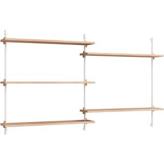 Moebe Vægreolsystem WS.85.2 - Hvid/eg