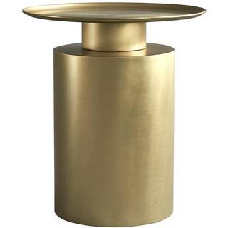101 Copenhagen Tables And Consoles - 'Pillar' table, tall, brass in Brass Plated Metal