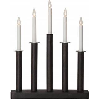 Star Trading - Advent Candlestick Plate - Sort - 45 cm