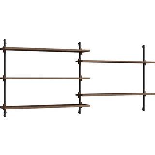 Moebe Vægreolsystem WS.65.2 - Smoked-Oak/Pine-Green