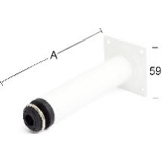 HABO BORDBEN Ø 30 X 400MM HVID LP