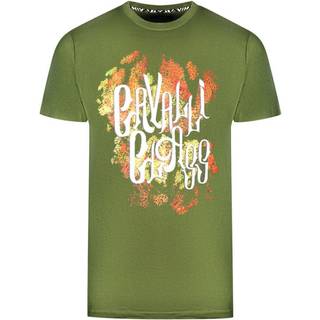 Cavalli Class Green Cotton T-Shirt